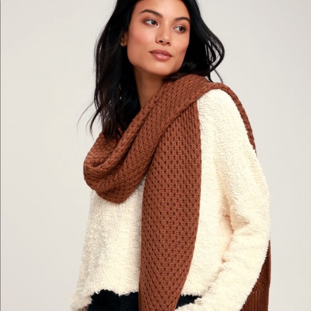 Brown scarf